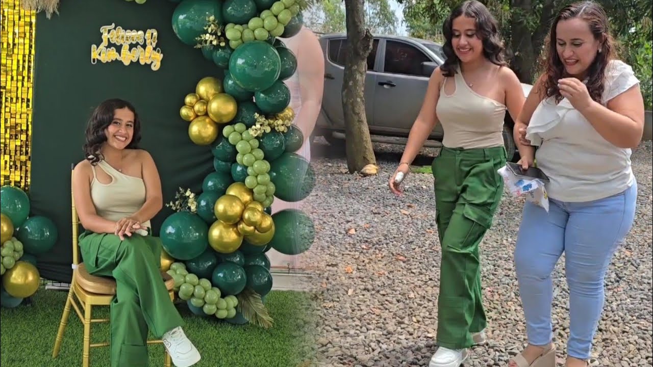 Llegó La Cumpleañera A Su Fiesta🥳Wow Kimberly Bien Guapa Y Reluciente! Hasta Diferente Se Vé