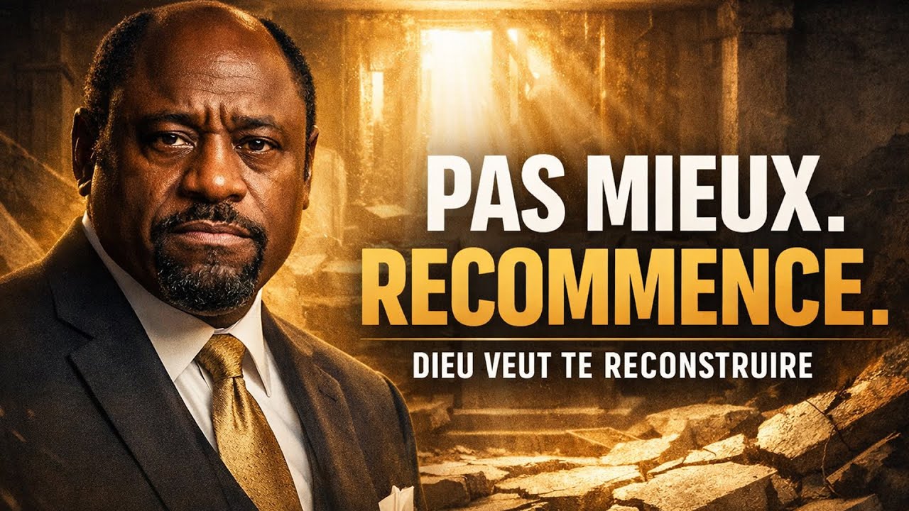Dieu ne t’appelle pas à faire mieux, mais à recommencer correctement – Dr Myles Munroe