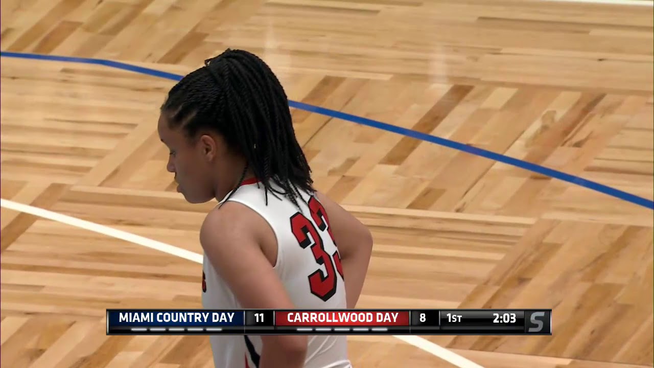 GIRLS BASKETBALL: MIAMI COUNTRY DAY SPARTANS VS. CARROLLWOOD DAY PATRIOTS, 4A STATE CHAMPIONSHIP