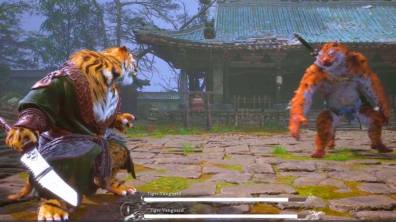 Dad Tiger VS Tiger Vanguard | Black Myth Wukong