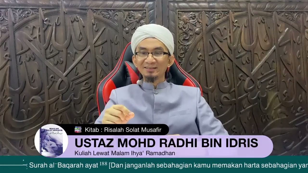 Kitab : Risalah Solat Musafir