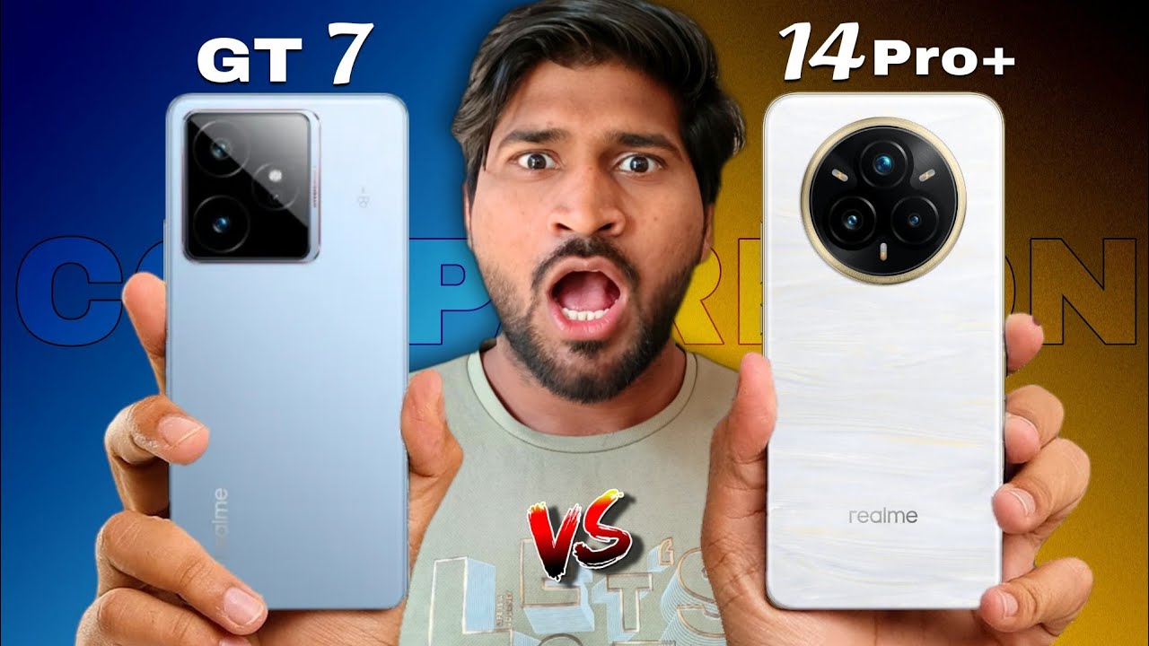 Полное сравнение Realme GT 7 и Realme 14 Pro Plus 5G — какой телефон доминирует?