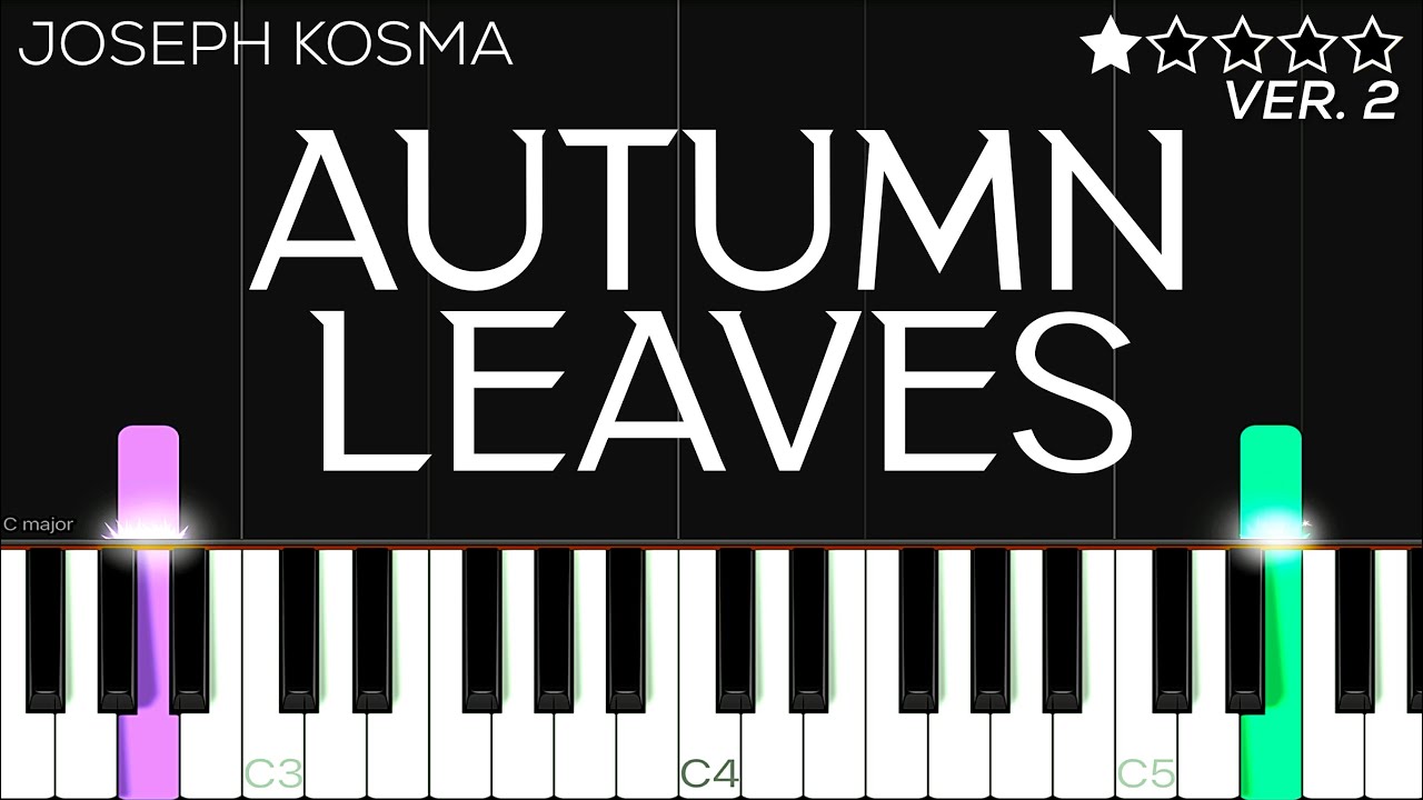 Autumn Leaves | EASY Piano Tutorial