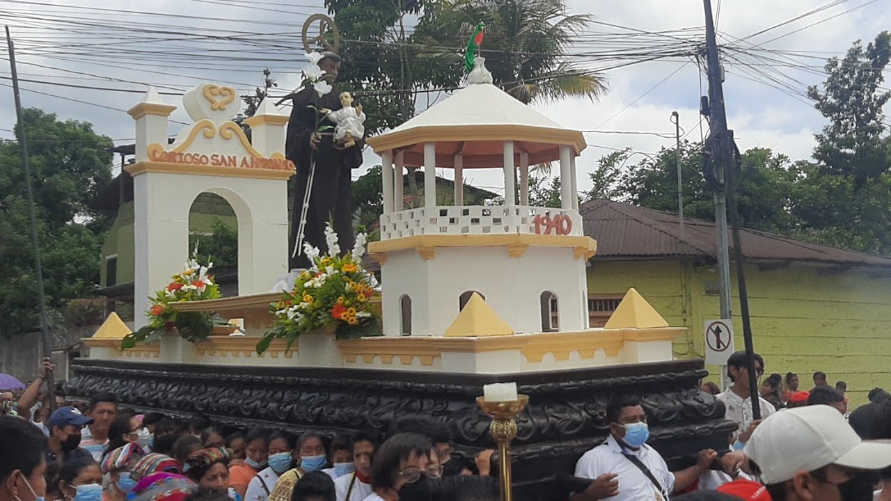 Solemne procesión de San Antonio de Padua 2022, San Antonio Suchitepéquez
