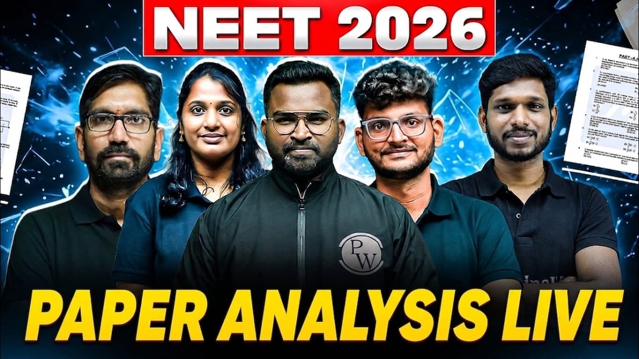 NEET 2026 Paper Analysis 🔥 | Full Review + Solutions | PW Telugu Faculties