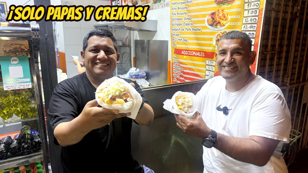 ¡50 AÑOS vendiendo PAN con PAPAS FRITAS! 🥖🍟 Sin carne, sin pollo, solo CREMAS 🔥