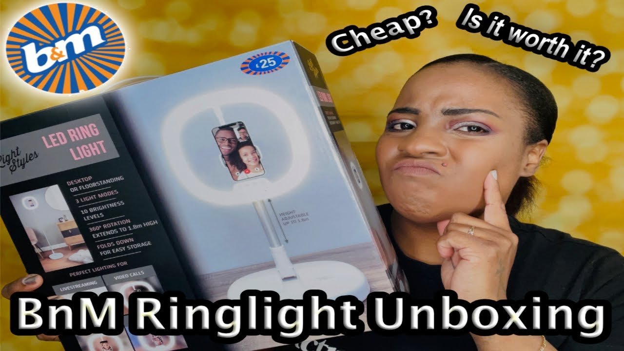B&M RINGLIGHT UNBOXING