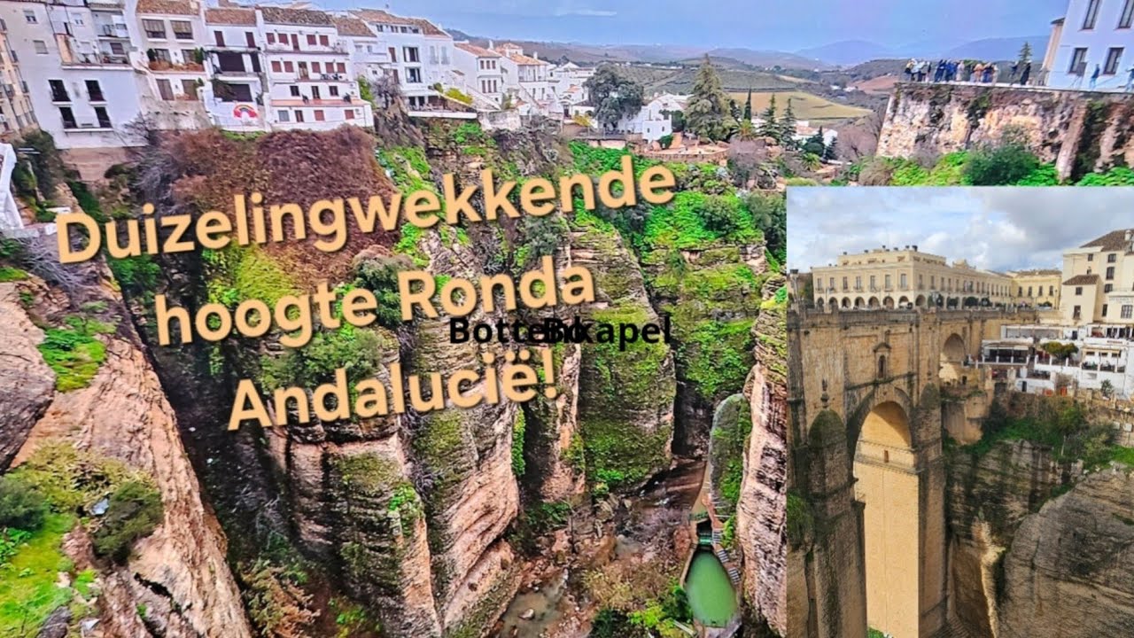 Duizelingwekkende hoogte in Ronda Andalucië 