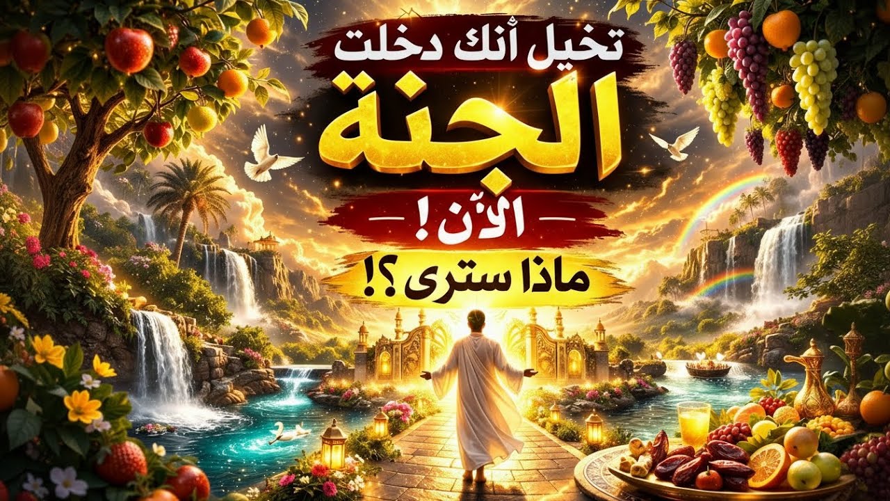 وصف الجنة كما لم تسمعه من قبل | رحلة تهزّ القلب إلى دار النعيم الخالد