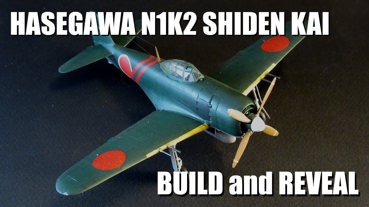 The IJN's best: 1/72 Hasegawa Kawanishi N1K2 Shiden Kai build and reveal + fixing frosted varnish