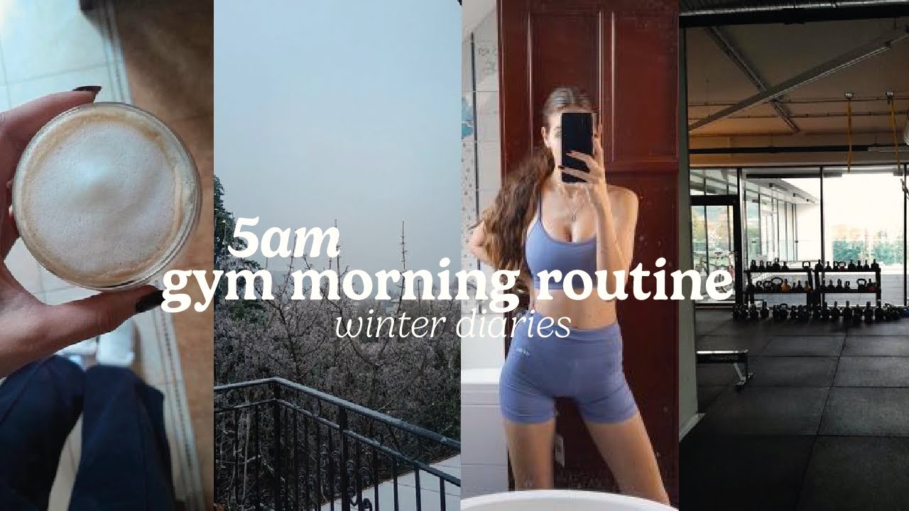 5AM *WINTER* MORNING ROUTINE  | healthy & productive habits  | winter diaries ep. 1