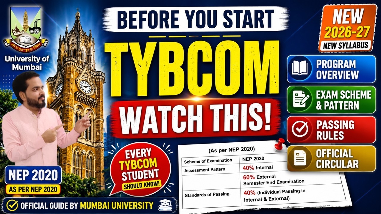TYBCOM NEP 2020 Program Overview, Exam Scheme, Passing Rules Official Circular | Mumbai University