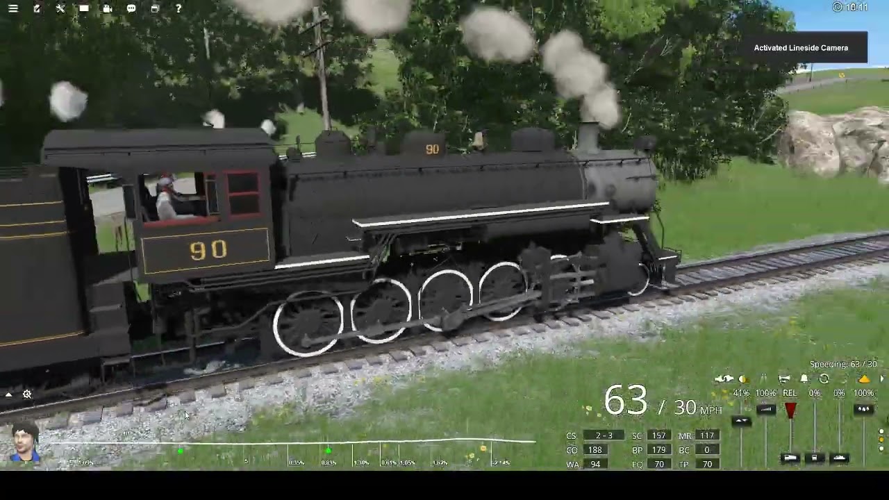 Trainz Railroad Simulator 2019 SRC 90 and BM&R 425 doubleheader requested by Brian Falzon