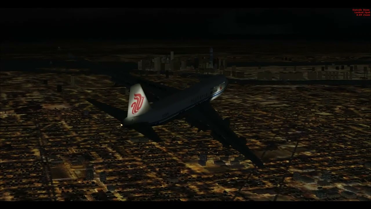 FSX Air China 747-400 Kennedy to Beijing
