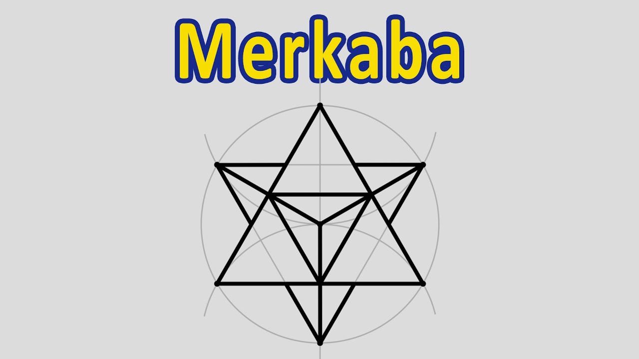 How To Draw Merkaba - Sacred Geometry