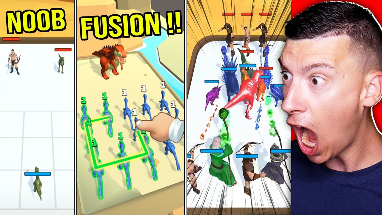 LA MEILLEURE FUSION DE DINOSAURES DU MONDE !! (Merge Master - Dinosaur Fusion)