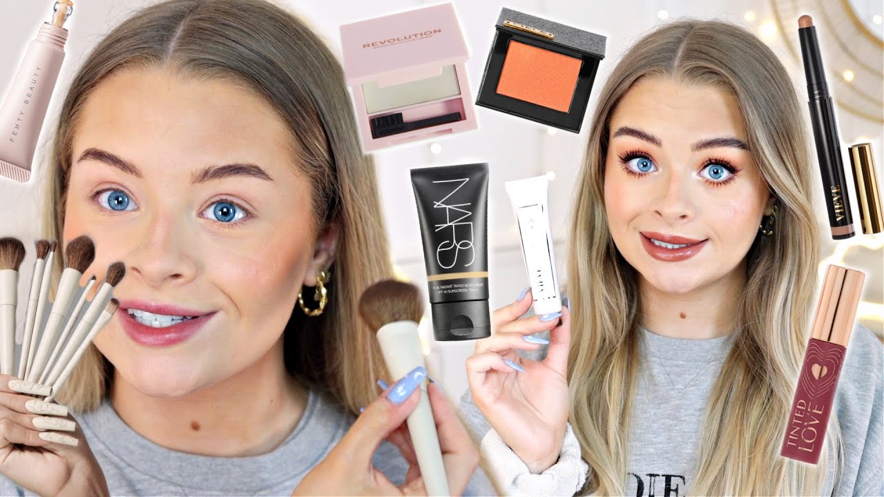 TESTING NEW MAKEUP!!! NARS, VIEVE, REVOLUTION, FENTY + more