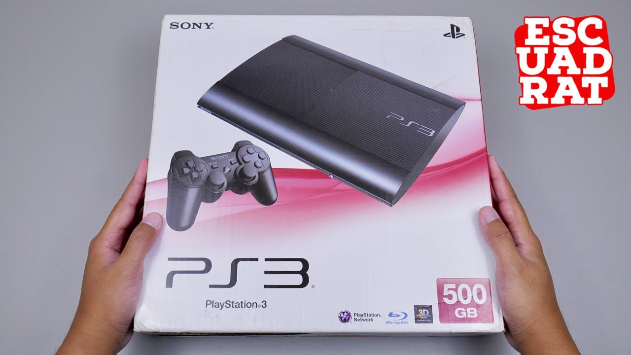 PS3 Super Slim Russia Распаковка PlayStation 3 CECH-4006C Charcoal Black 500GB th '2012