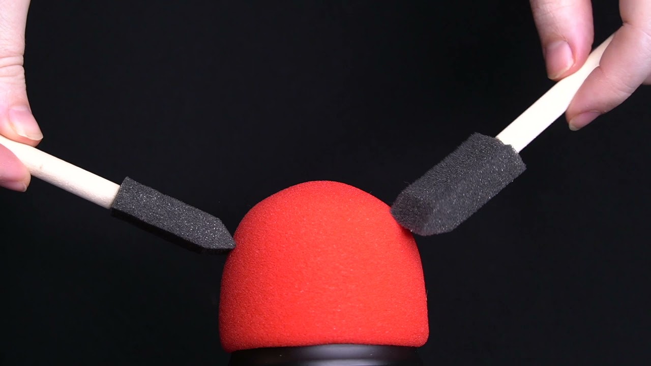Art sponges ASMR (No Talking) | Dry sponge sounds