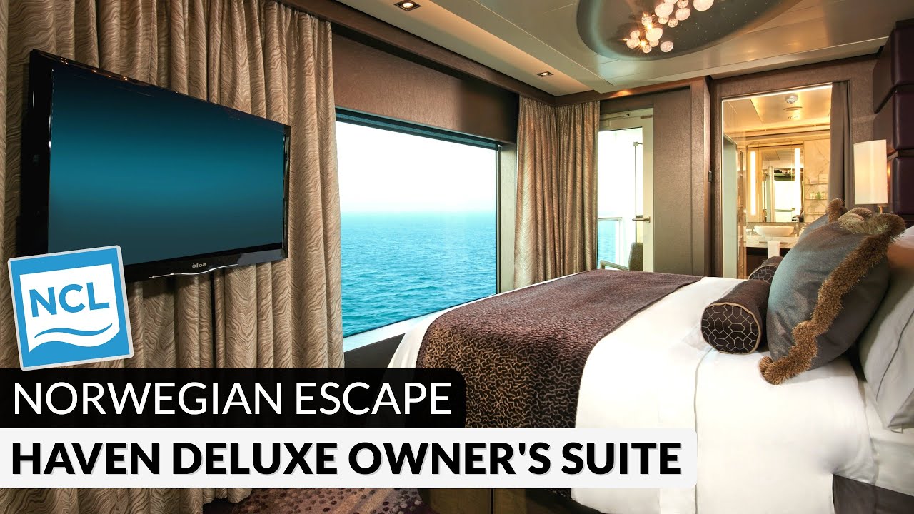 Norwegian Escape | Номер-люкс Haven Deluxe с большим балконом. Полный тур и обзор в формате 4K | ...