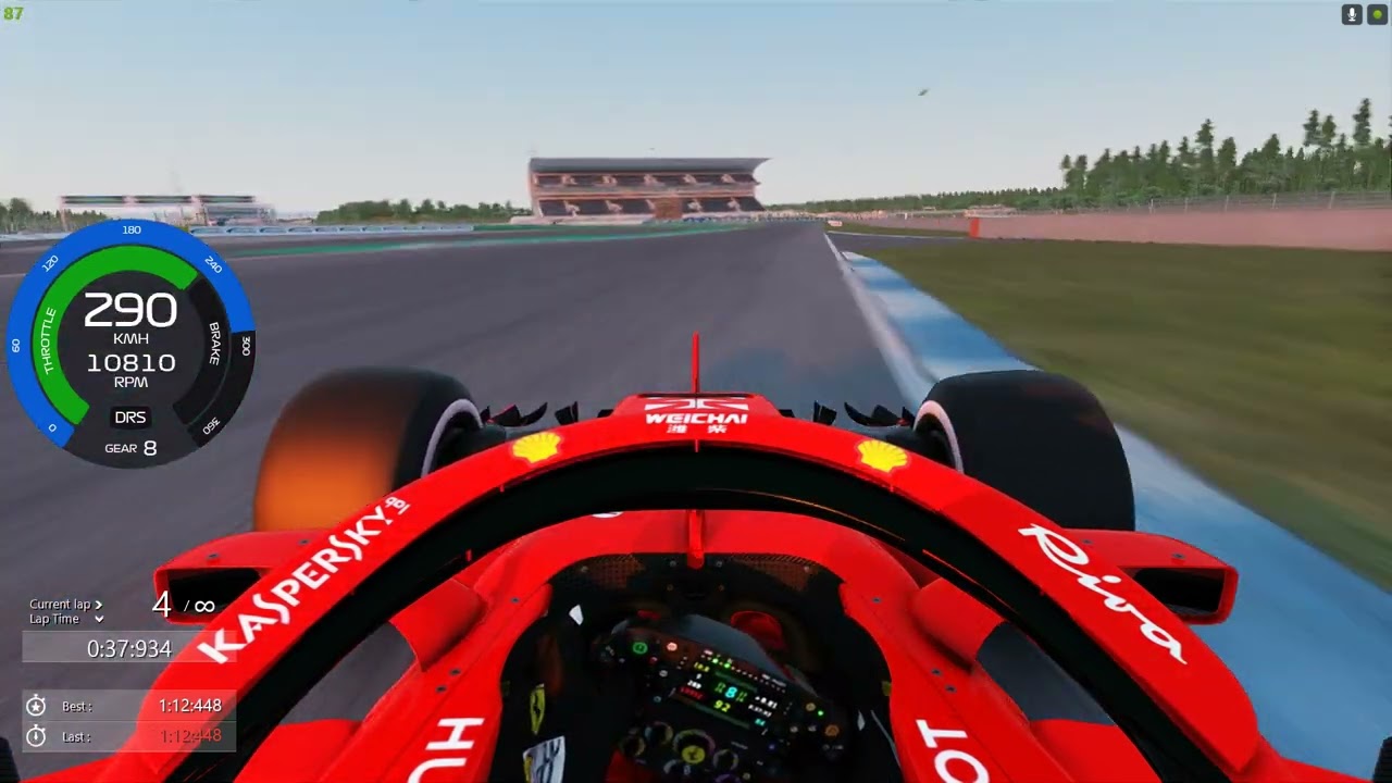Sebastion Vettel Hockenheim Lap recreation 1:11:187