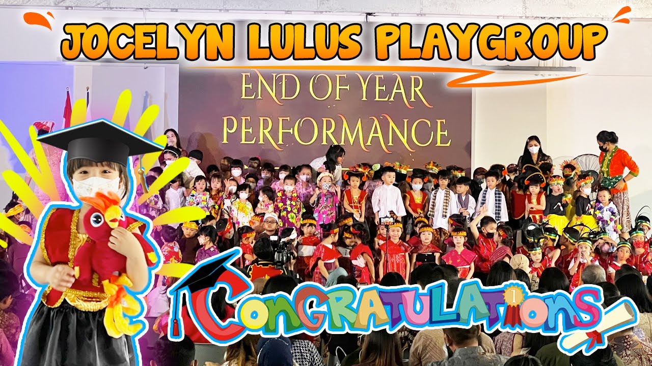 Yeayy!! Jocelyn Lulus Dari Playgroup | Kinderfield Highfield School Bogor