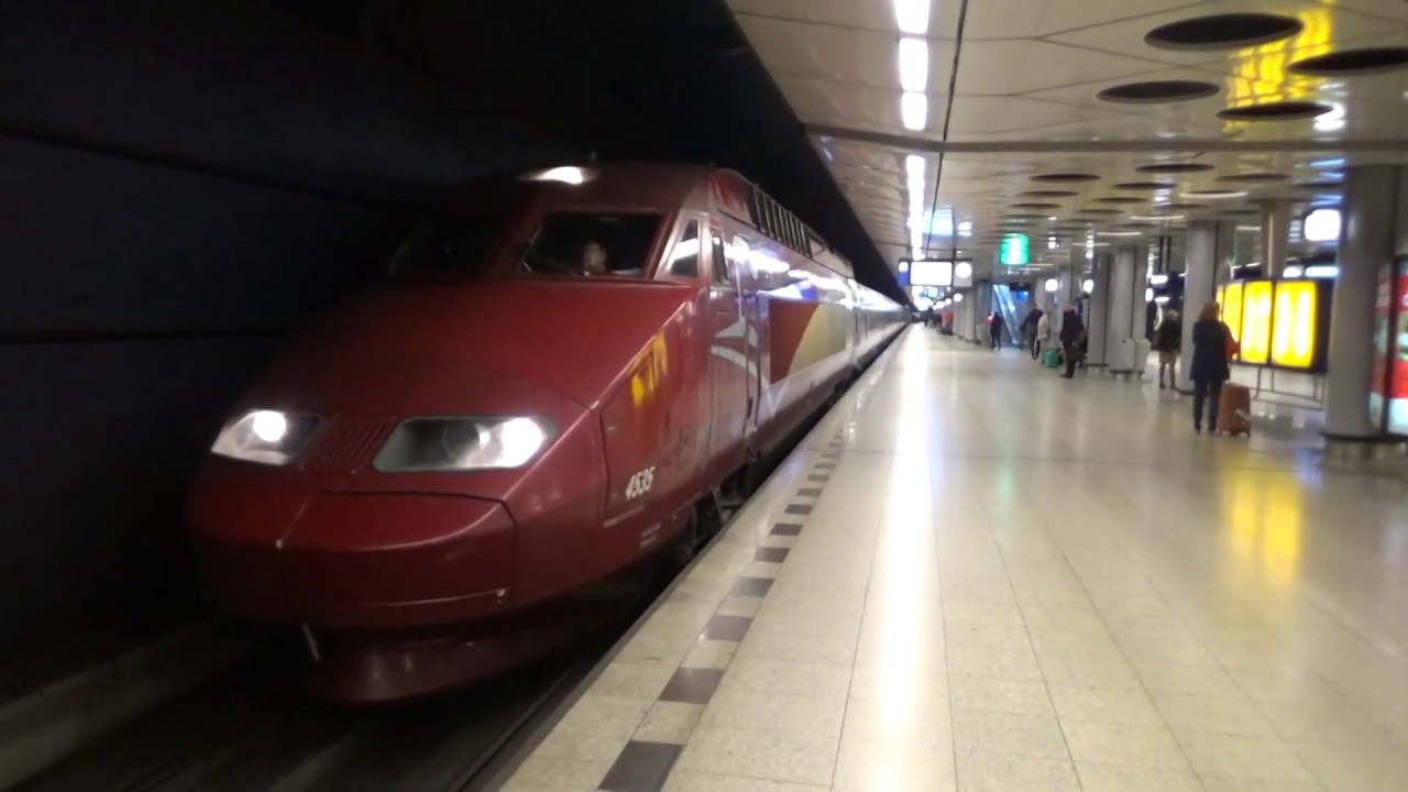 Thalys vertrekt uit Schiphol Airport | de treinreiziger treint door Nederland