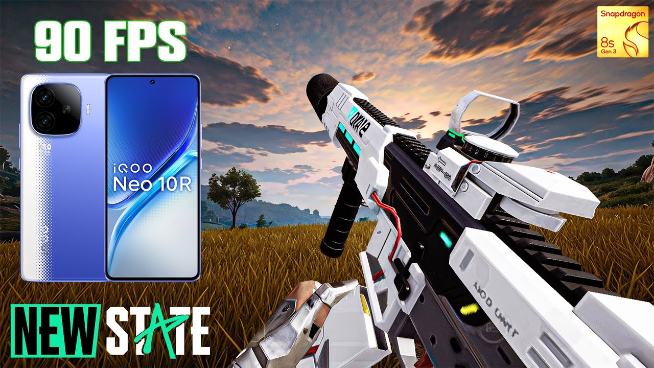PUBG New State Erangel 90FPS TEST With IQOO Neo 10R