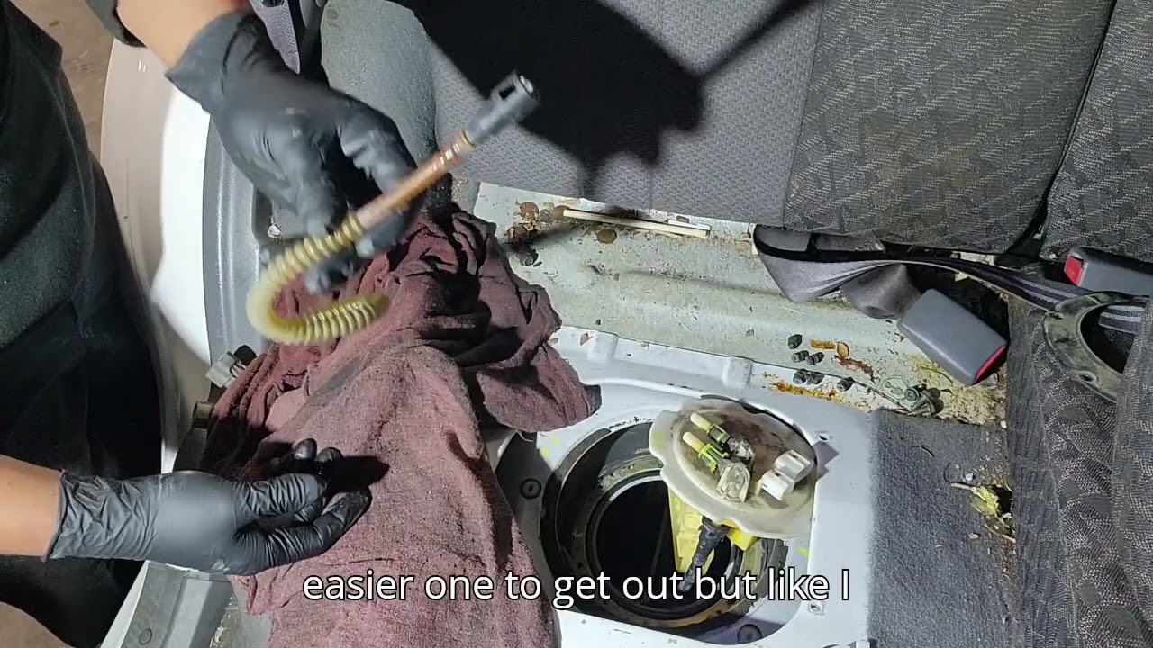 2000, 2001, 2002, 2003, 2004 Nissan Xterra fuel pump replacement