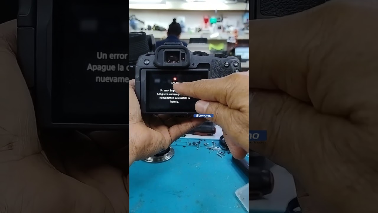 canon R8 error 70. #canonr8 #canoncamera #canoncamerarepair #repairlens #photography #canonlens