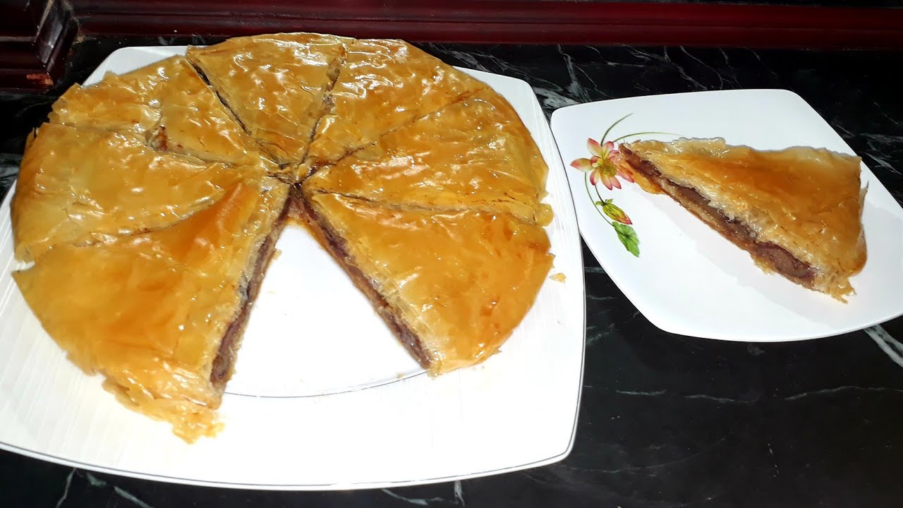 فطيرة الجلاش بالبلح الاسود رهييييبه طعمها هيوديكي فعالم تاااني 😋