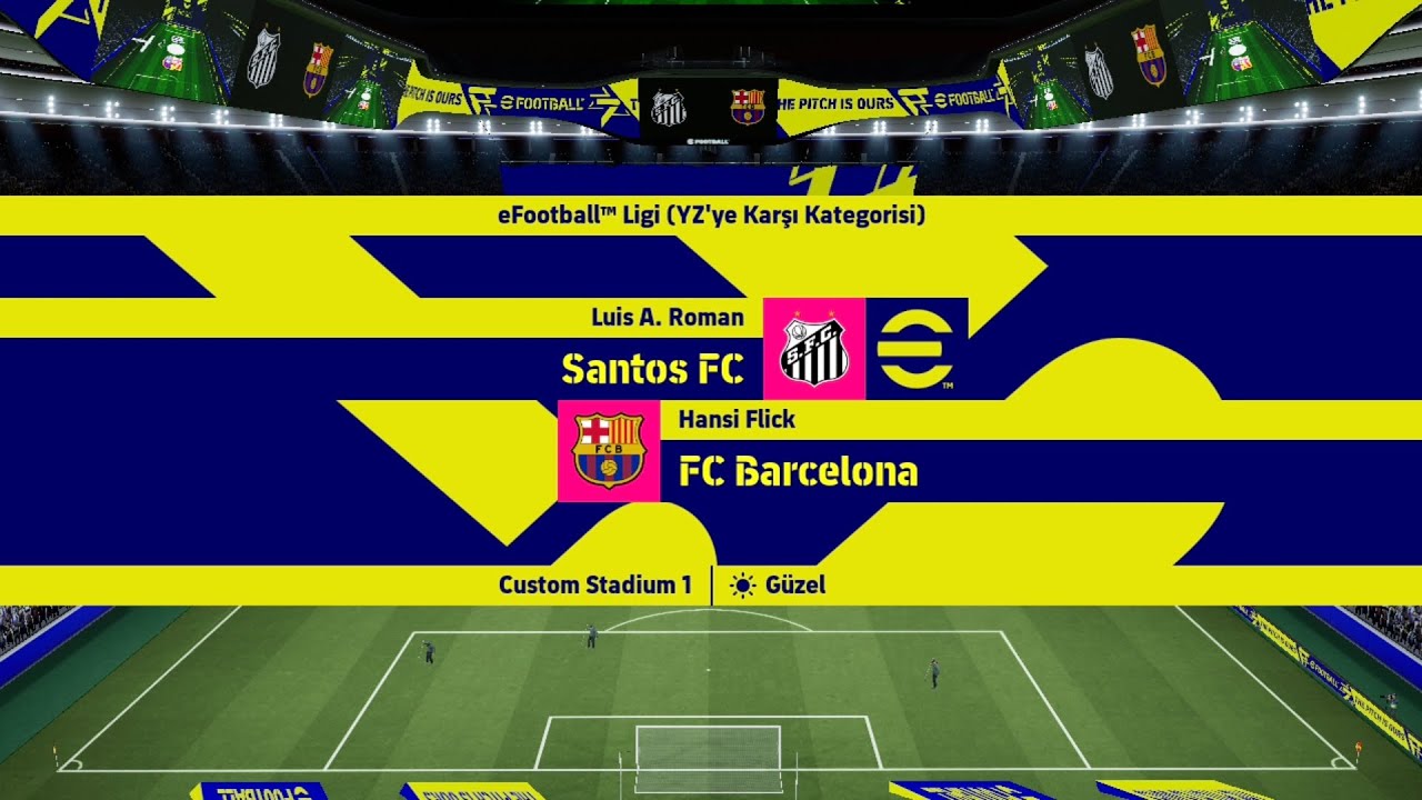 Barselona VS Santos #barselona #efootball 