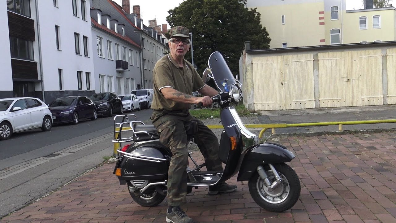 Schöne Vespa PX 80 mit 134 cm soll wieder auf die Straße !