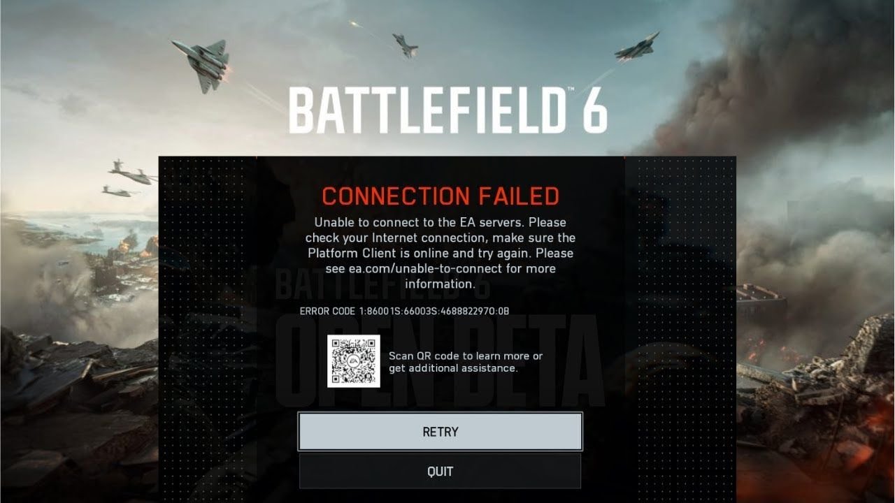 Как исправить ошибку «Сбой подключения» в Battlefield 6 на ПК