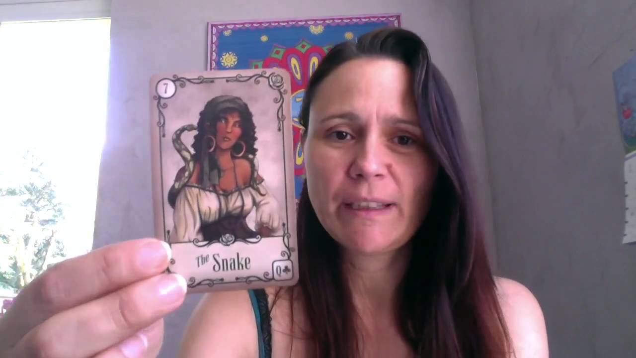 TUTO cartomancie Lenormand : Serpent -Cercueil