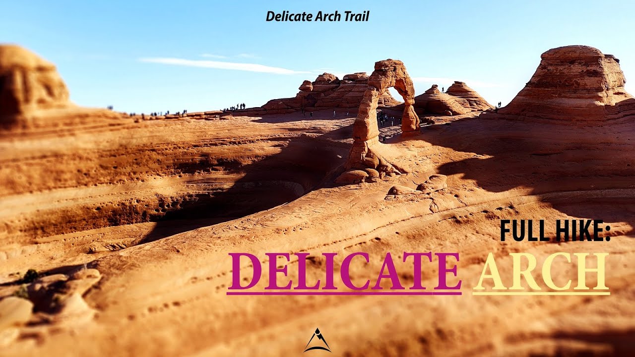Full Hike [CC]: Delicate Arch Omnipresent in Utah