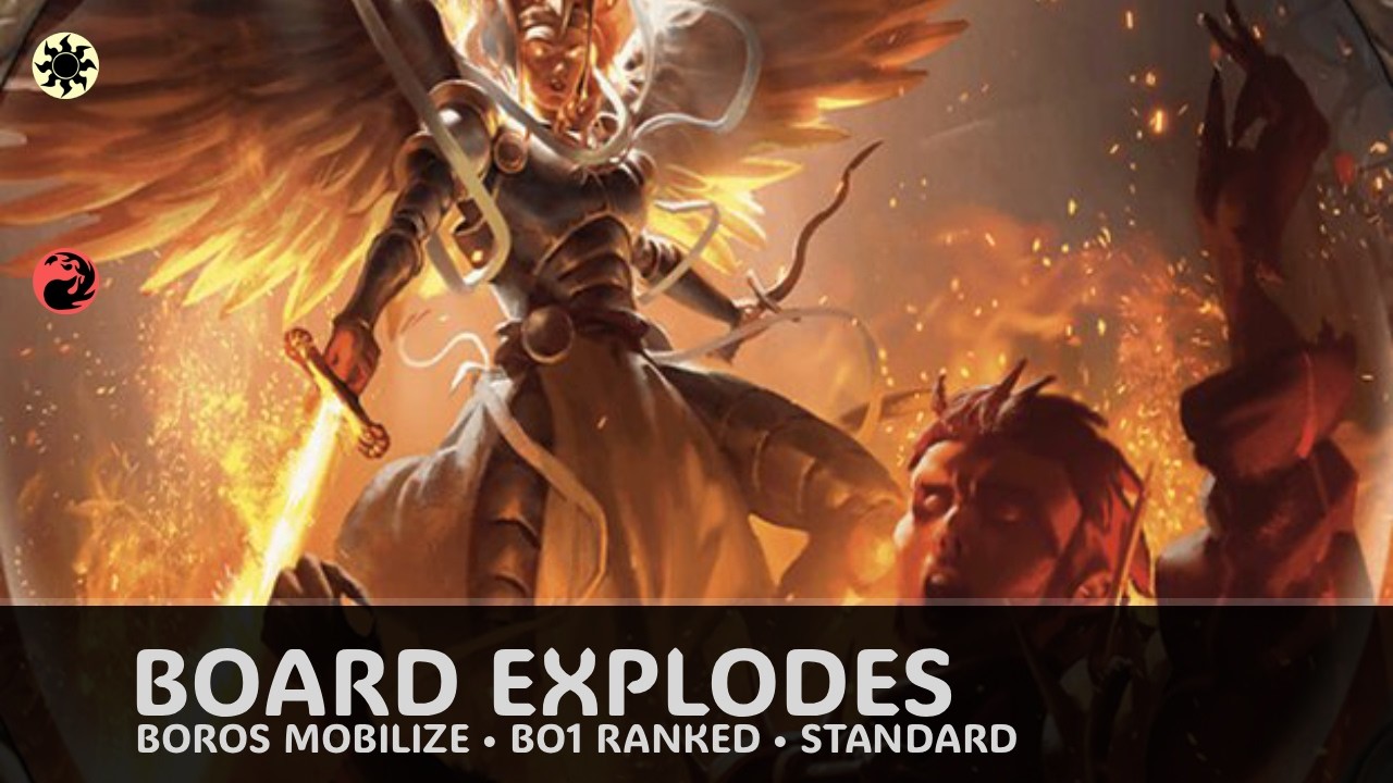 This Boros Mobilize Deck Snowballs Way Too Fast in BO1 Standard | MTG Arena (No Commentary)