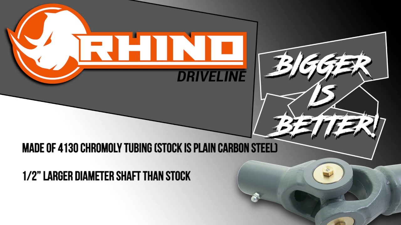 Experience the Power - Rhino Driveline Prop Shafts | SuperATV