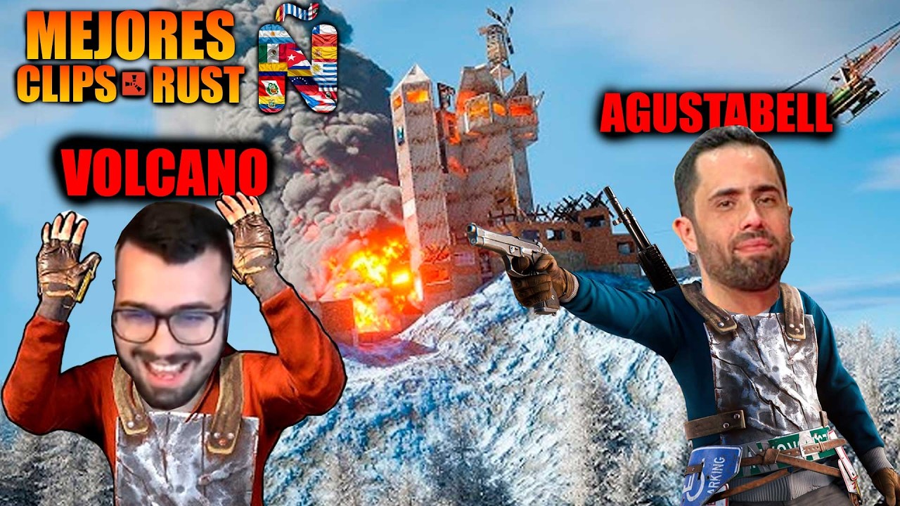 MEJORES CLIPS RUST 🔥STREAMERS HISPANOS🔥 EP:14 | Lolito FDEZ Agustabell Ricoy M2 Volcano Dilanzito |