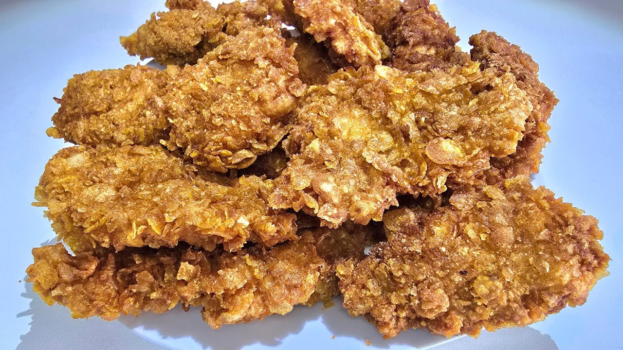 #اطيب كرسبي دجاج مقرمش  جربوها  ودعول( crispy chicken)