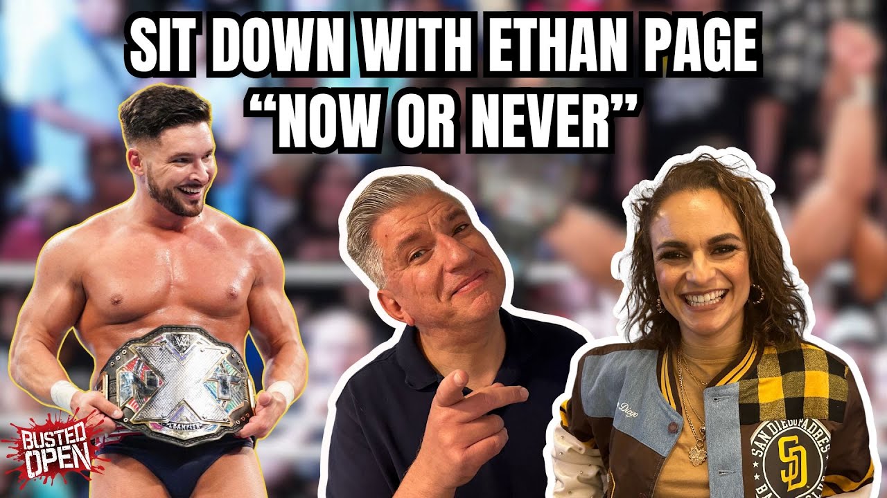 Ethan Page on Working with CM Punk, Being WWE NXT Champ, Trick Williams Match | Busted Open