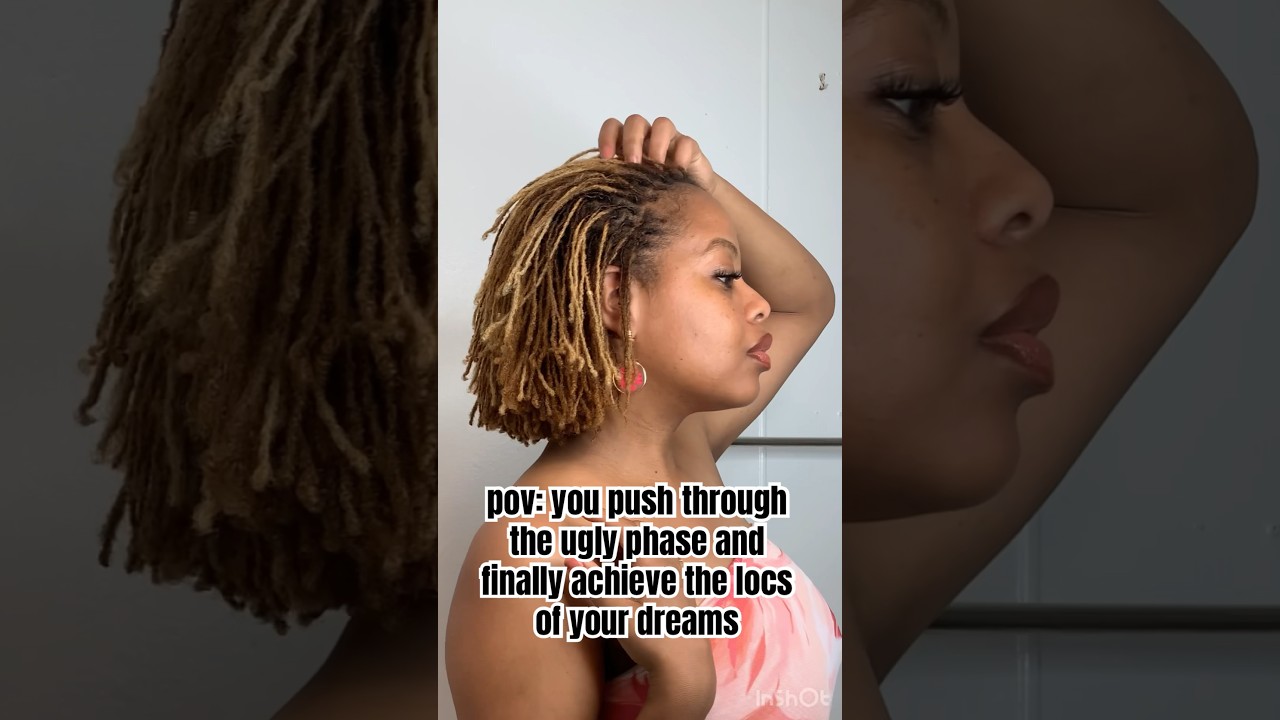 DIY Microloc Journey | From the UGLY PHASE to FULLY LOC&rsquo;D #microlocs #microlocjourney