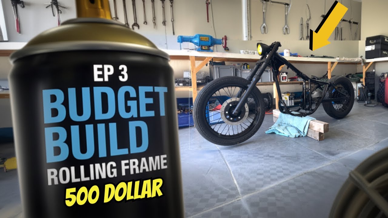 Rebuilding the Honda Rebel - Episode 3: Painting the Rolling Frame