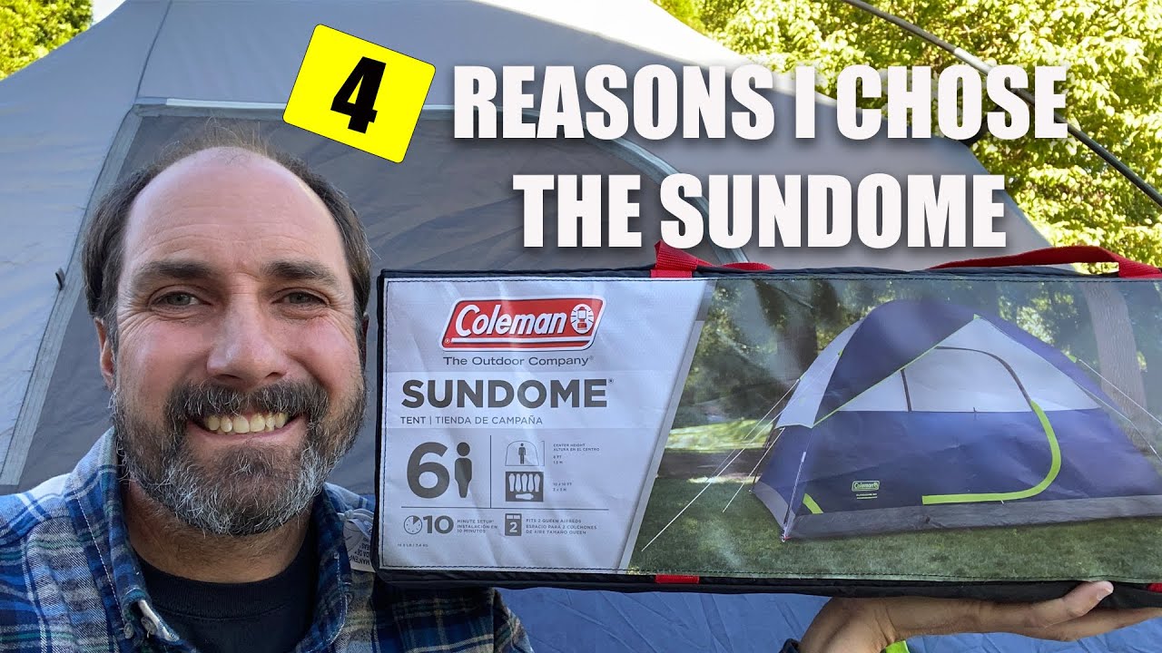 PERFECT Budget Bug Out Camping Tent for Your Family. COLEMAN SUNDOME 6