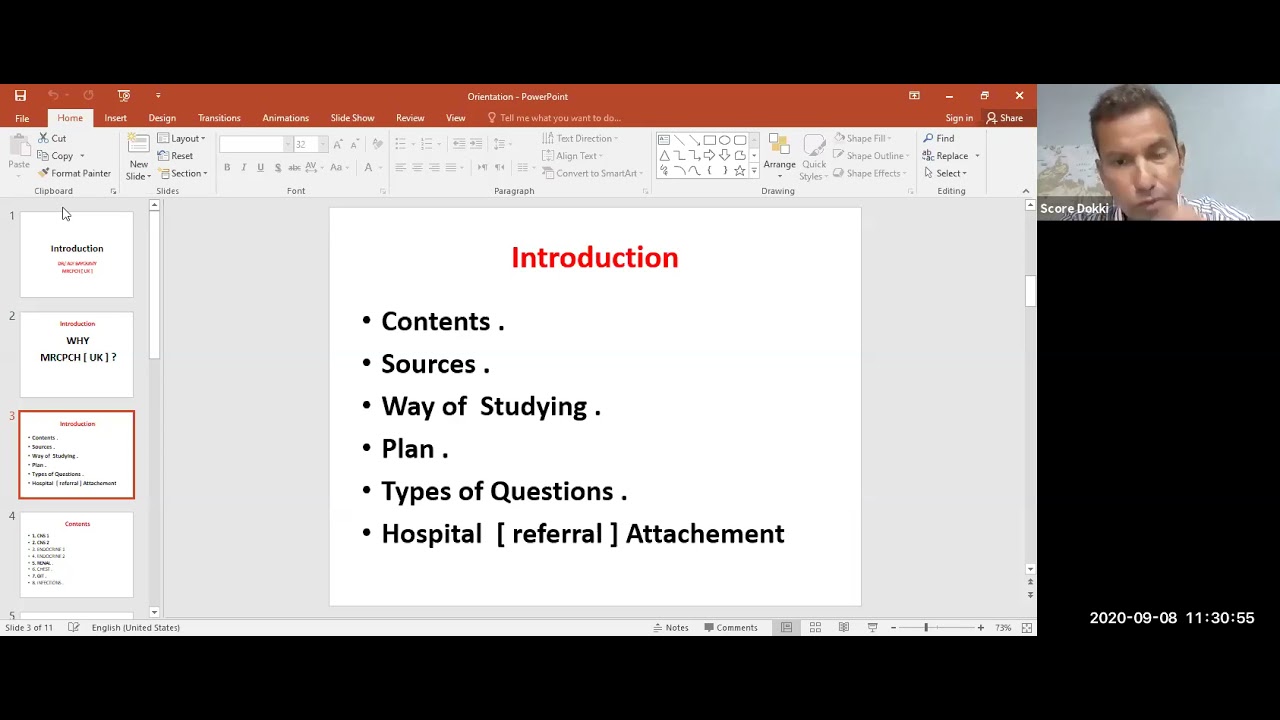 MRCPCH Orientation محاضره تعريفيه عن الزماله البريطانيه لطب الاطفال