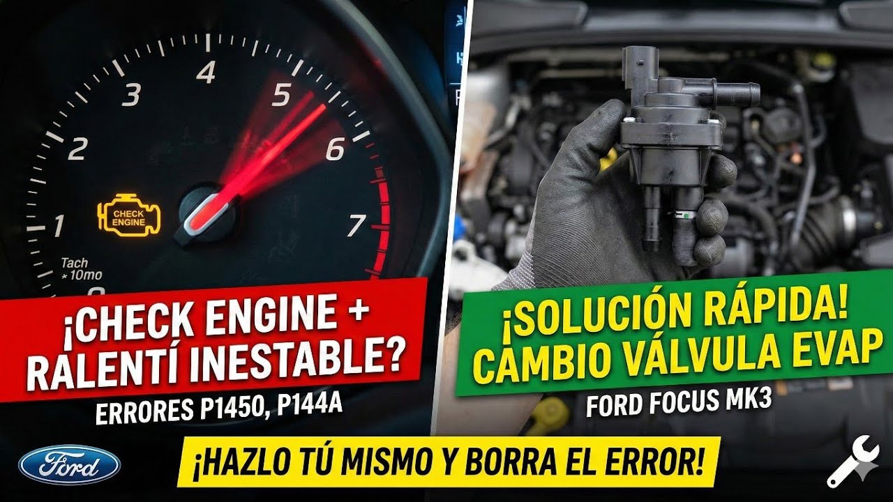 Cómo cambiar válvula EVAP canister de Ford Focus?