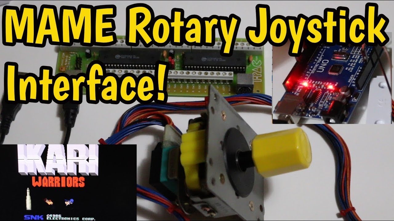 Rotary Joystick to MAME Interface with Arduino - SNK LS30 on Retropie