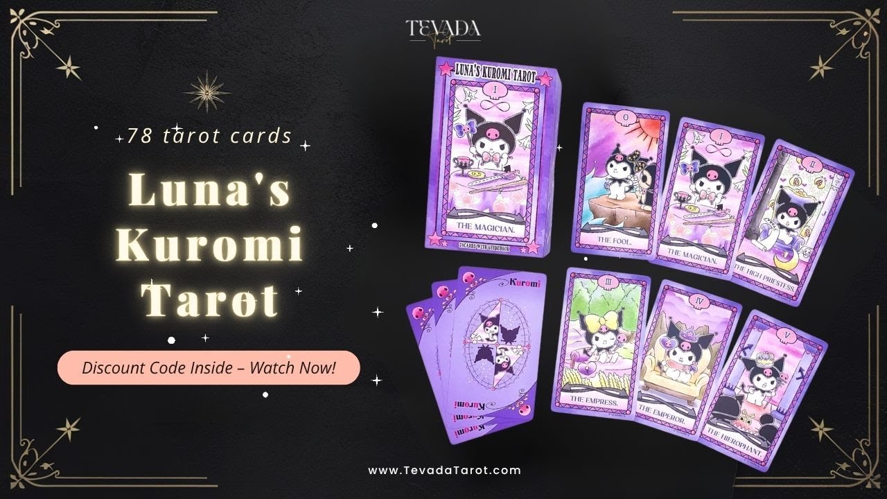 Flip Through - Luna’s Kuromi Tarot – Perfect for collectors & intuitive souls #sanrio