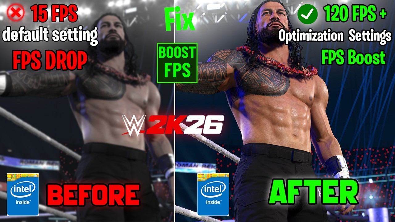 Лучшие настройки WWE 2K26 для ПК | Как исправить лаги, подтормаживания и падение FPS на любом ПК 🎮🛠️