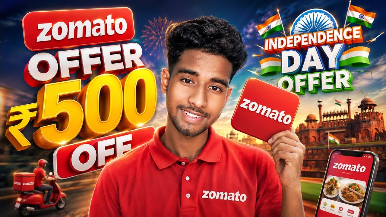 🔥 Zomato Coupon Code Today 🍕 | Zomato New Offer & Best Deals ₹500 OFF 🎁
